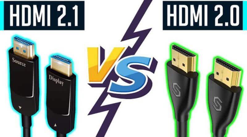 sự khác biệt giữa HDMI 2.0 và HDMI 2.1