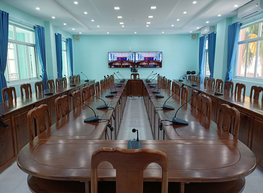 Dự án hội nghị trực tuyến cho công an huyện Phú Giáo 01
