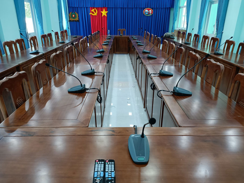Dự án hội nghị trực tuyến cho công an huyện Phú Giáo 03