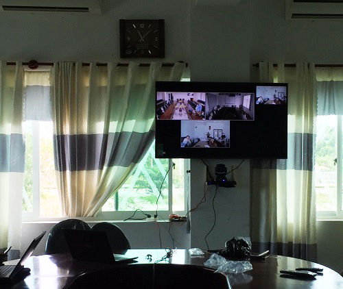 Hệ thống hội nghị truyền hình tại điểm nhánh sở y tế Vũng tàu