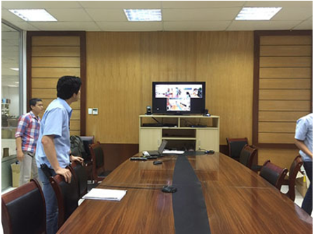 Bảo An Telecom lắp đặt thiết bị họp trực tuyến cho công ty Sung Huyn Vina