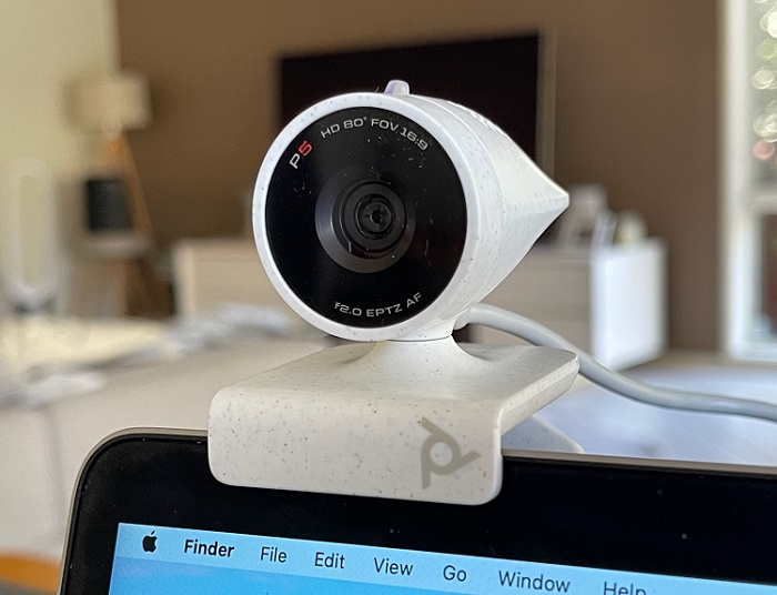 webcam Poly Studio P5 nhỏ gọn